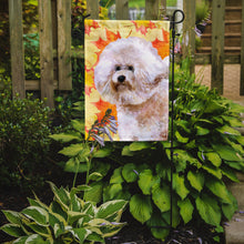 Load image into Gallery viewer, Bichon Frise #2 Fall Garden Flag - Outdoor Decorative Yard Flag BB9966GF