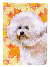 Load image into Gallery viewer, Bichon Frise #2 Fall Garden Flag - Outdoor Decorative Yard Flag BB9966GF