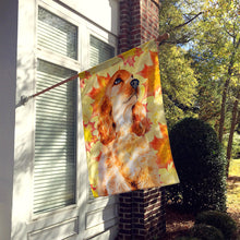 Load image into Gallery viewer, Cocker Spaniel Fall Flag Canvas House Size BB9967CHF