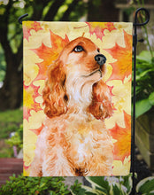 Load image into Gallery viewer, Cocker Spaniel Fall Garden Flag - Outdoor Decorative Yard Flag BB9967GF