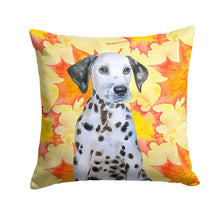 Load image into Gallery viewer, Dalmatian Puppy Fall Throw Pillow - 14x14 Decorative Pillow – Art for Your Home &amp; Patio