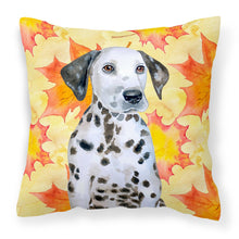 Load image into Gallery viewer, Dalmatian Puppy Fall Fabric Decorative Pillow BB9969PW1818