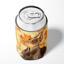 Load image into Gallery viewer, Doberman Pinscher Fall Can or Bottle Hugger