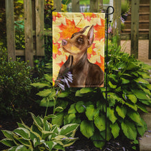 Load image into Gallery viewer, Doberman Pinscher Fall Garden Flag - Outdoor Decorative Yard Flag BB9970GF