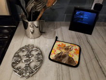 Load image into Gallery viewer, Doberman Pinscher Fall Pot Holders - Set of 2 - Heat-Resistant Kitchen Essentials BB9970PTHD