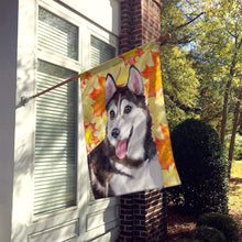 Load image into Gallery viewer, Siberian Husky #2 Fall Flag Canvas House Size BB9973CHF