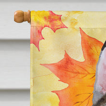 Load image into Gallery viewer, Siberian Husky #2 Fall Flag Canvas House Size BB9973CHF