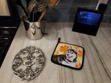 Load image into Gallery viewer, Siberian Husky #2 Fall Pot Holders - Set of 2 - Heat-Resistant Kitchen Essentials BB9973PTHD