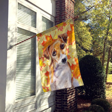 Load image into Gallery viewer, Jack Russell Terrier #2 Fall Flag Canvas House Size BB9974CHF