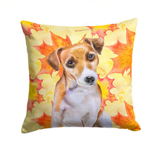 Load image into Gallery viewer, Jack Russell Terrier #2 Fall Throw Pillow - 14x14 Decorative Pillow – Art for Your Home &amp; Patio BB9974PW1414