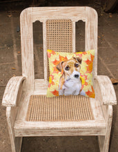 Load image into Gallery viewer, Jack Russell Terrier #2 Fall Fabric Decorative Pillow BB9974PW1818