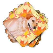 Load image into Gallery viewer, Labrador Retriever Fall Foam Coaster  BB9975FC