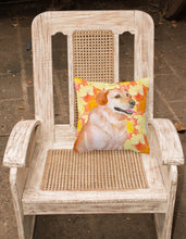 Load image into Gallery viewer, Labrador Retriever Fall Fabric Decorative Pillow