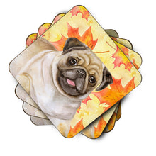 Load image into Gallery viewer, Fawn Pug Fall Foam Coaster  BB9979FC