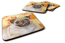 Load image into Gallery viewer, Fawn Pug Fall Foam Coaster  BB9979FC