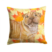 Load image into Gallery viewer, Shar Pei Puppy Fall Throw Pillow - 14x14 Decorative Pillow – Art for Your Home &amp; Patio BB9980PW1414