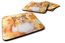 Load image into Gallery viewer, Sheltie Fall Foam Coaster  BB9981FC