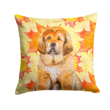 Load image into Gallery viewer, Tibetan Mastiff Fall Throw Pillow - 14x14 Decorative Pillow – Art for Your Home &amp; Patio BB9982PW1414
