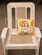 Load image into Gallery viewer, Tibetan Mastiff Fall Fabric Decorative Pillow BB9982PW1818
