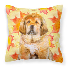 Load image into Gallery viewer, Tibetan Mastiff Fall Fabric Decorative Pillow BB9982PW1818
