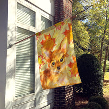 Load image into Gallery viewer, Toy Terrier Fall Flag Canvas House Size BB9983CHF