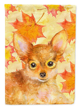 Load image into Gallery viewer, Toy Terrier Fall Flag Canvas House Size BB9983CHF