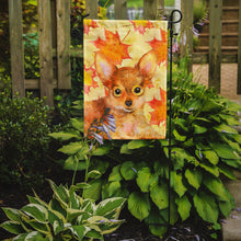 Load image into Gallery viewer, Toy Terrier Fall Garden Flag - Outdoor Decorative Yard Flag BB9983GF