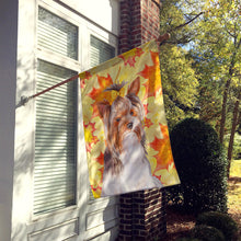Load image into Gallery viewer, Yorkshire Terrier #2 Fall Flag Canvas House Size BB9984CHF