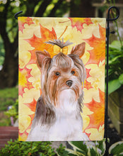 Load image into Gallery viewer, Yorkshire Terrier #2 Fall Garden Flag - Outdoor Decorative Yard Flag BB9984GF