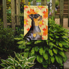 Load image into Gallery viewer, Miniature Pinscher #2 Fall Garden Flag - Outdoor Decorative Yard Flag BB9985GF