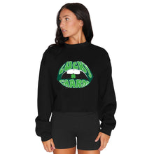 Load image into Gallery viewer, Lucky Charm Lips Black Crewneck