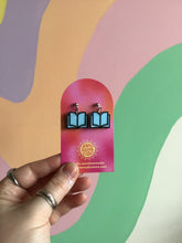 Load image into Gallery viewer, Single Open Book Earrings