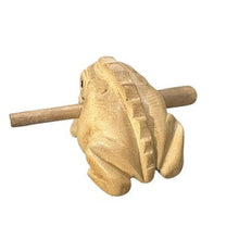 Load image into Gallery viewer, 2" Wooden Musical Frog - Natural (Percussion Instrument)