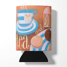 Load image into Gallery viewer, Kitchen Collection Tea by Cathy Brear Can or Bottle Hugger BCBR0115CC