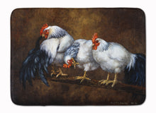 Load image into Gallery viewer, Roosting Rooster and Chickens Machine Washable Memory Foam Mat BDBA0081RUG