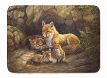 Load image into Gallery viewer, Fox Family Foxes by the Den Machine Washable Memory Foam Mat BDBA0169RUG