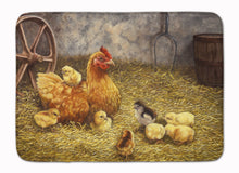 Load image into Gallery viewer, Chicken Hen and Her Chicks Machine Washable Memory Foam Mat BDBA0176RUG