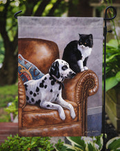 Load image into Gallery viewer, Dalmatian with Cat Garden Flag – Decorative Outdoor Yard Flag BDBA0265GF