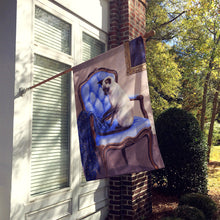 Load image into Gallery viewer, On The Chair Siamese cat Flag Canvas House Size BDBA0273CHF