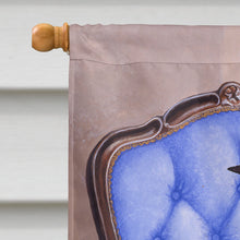 Load image into Gallery viewer, On The Chair Siamese cat Flag Canvas House Size BDBA0273CHF