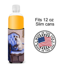 Load image into Gallery viewer, On The Chair Siamese cat Slim Can Hugger – Fun &amp; Functional Drink Coolers BDBA0273MUK