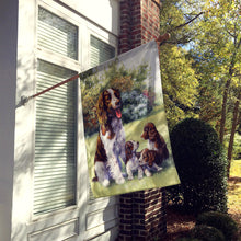 Load image into Gallery viewer, Springer Spaniels by Daphne Baxter Flag Canvas House Size BDBA0288CHF