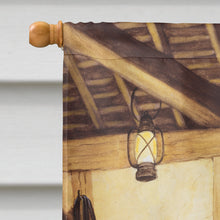 Load image into Gallery viewer, Cydesdale In The Stable Flag Canvas House Size BDBA0291CHF