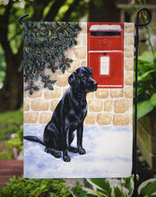 Load image into Gallery viewer, Black Labrador by the Mail Box Garden Flag – Decorative Outdoor Yard Flag BDBA0301GF
