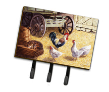 Load image into Gallery viewer, Rooster and Hens Chickens in the Barn Leash or Key Holder BDBA0339TH68