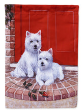 Load image into Gallery viewer, Red Door Westies Garden Flag – Decorative Outdoor Yard Flag BDBA0348GF