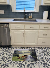 Load image into Gallery viewer, Cows Drinking at the Creek Bank Machine Washable Memory Foam Mat BDBA0350RUG