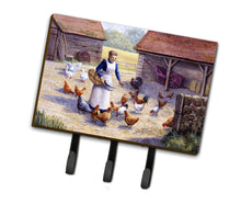 Load image into Gallery viewer, Chicken Hen Feeding Time Leash or Key Holder BDBA0352TH68