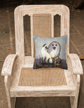 Load image into Gallery viewer, Siamese Reflection by Daphne Baxter Canvas Decorative Pillow BDBA0360PW1414