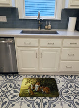 Load image into Gallery viewer, Foxes Resitng under the Tree Machine Washable Memory Foam Mat BDBA0382RUG